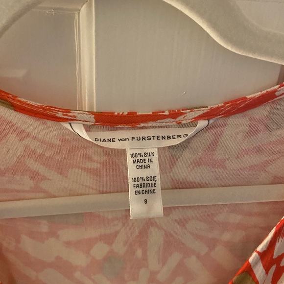 Diane Von Furstenberg Silk Wrap Dress - Picture 2 of 3